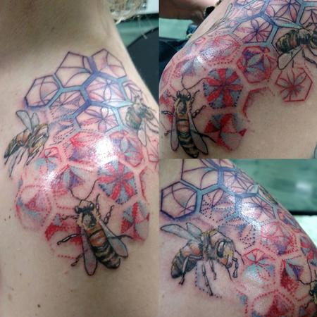 Tattoos - Bees & Geometry - 126507